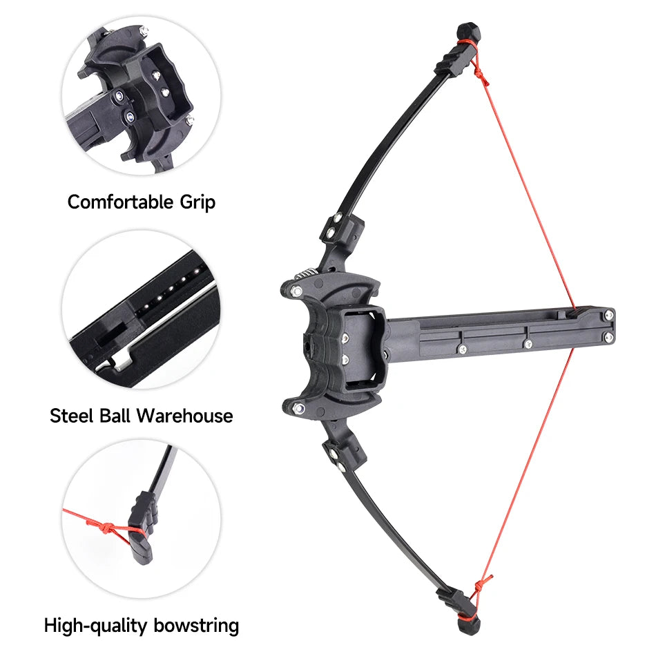 Foldable Outdoor Catapult Slingshot Shooting Entertainment Tool