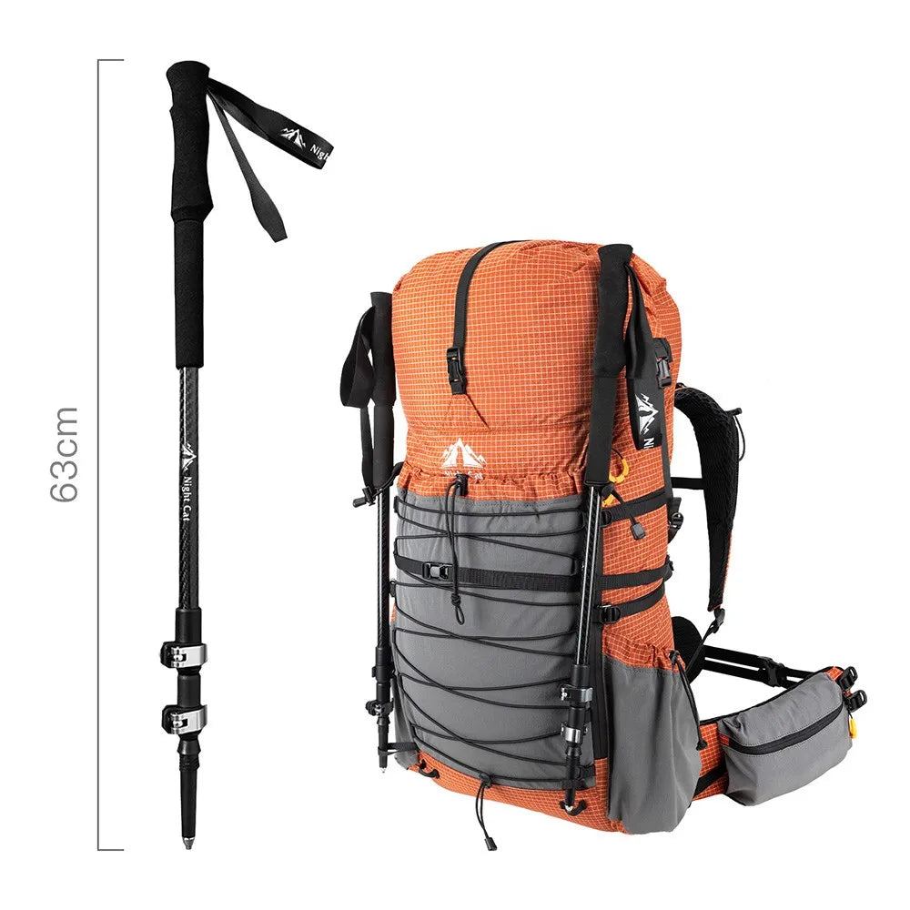 Night Cat Collapsible Trekking Pole for Hiking and Backpacking