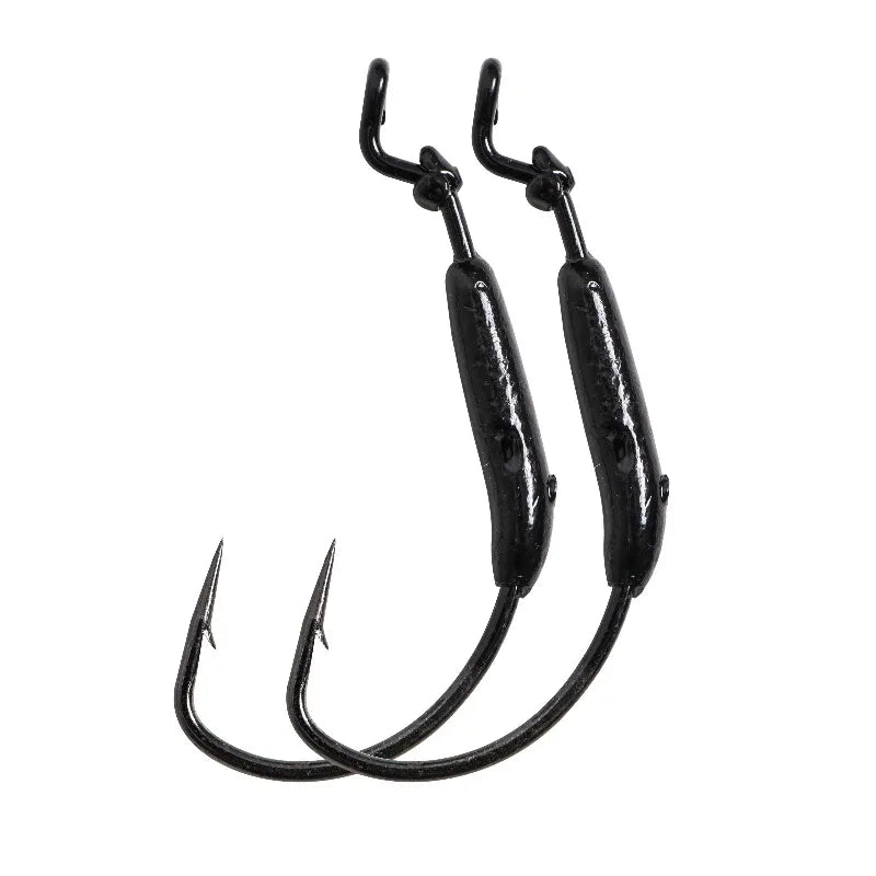 Weighted Fishing Hook for Secure Bait Anchoring and Strengthburugburu