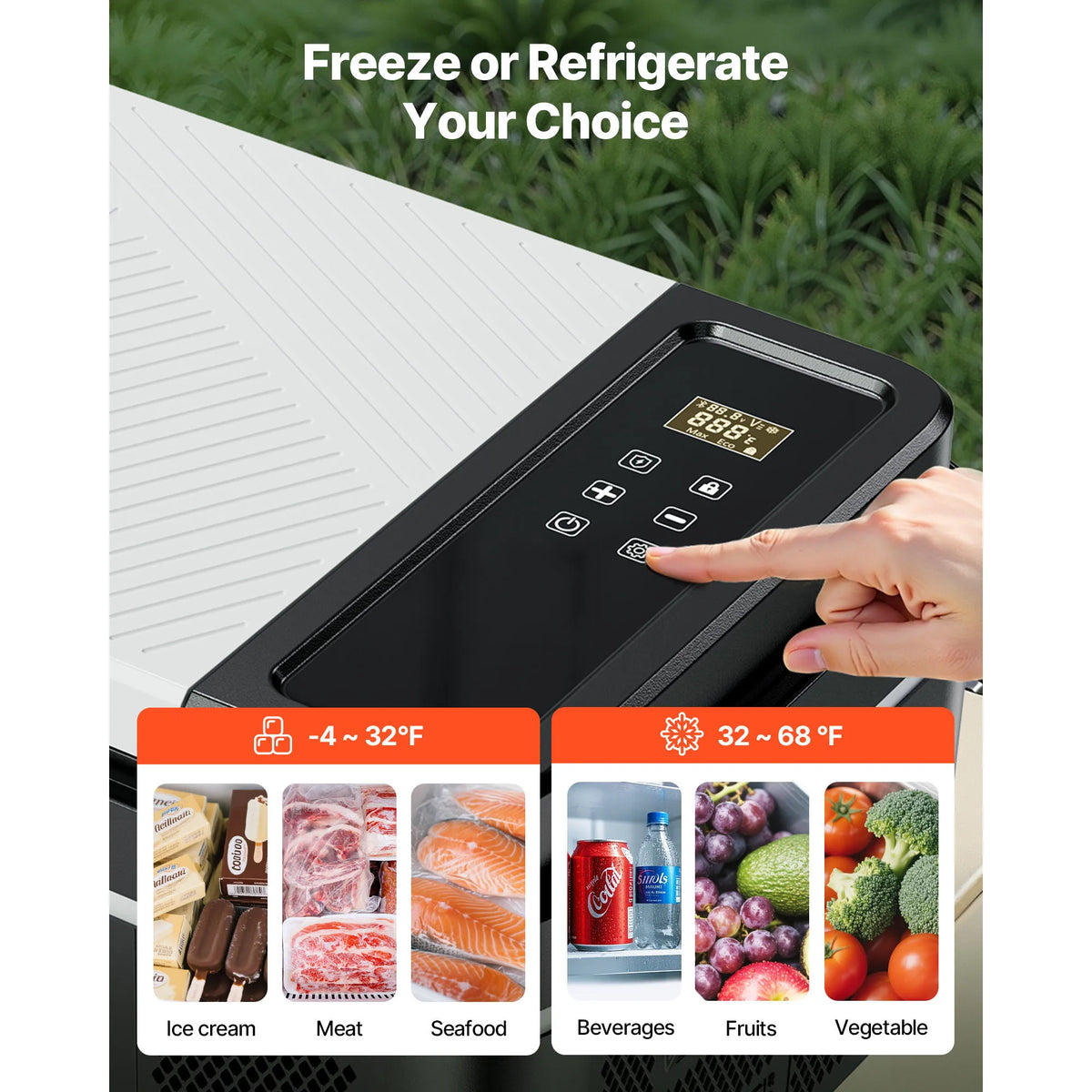 Succebuy Portable Compressor Car Refrigerator Freezer