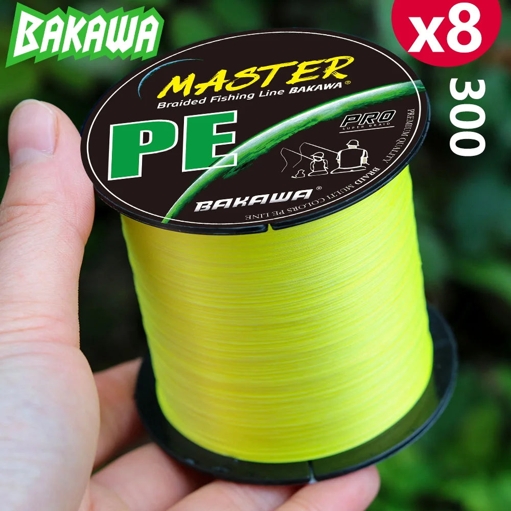 Bakawa X8 Braided Fishing Line For Freshwater And Saltwater
