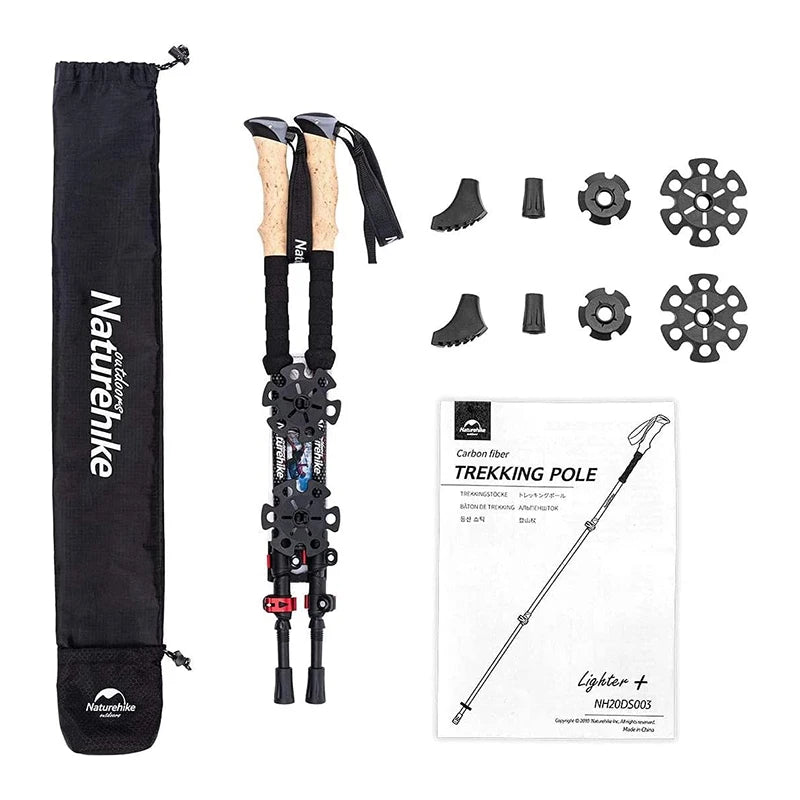 Naturehike Carbon Fiber Adjustable Trekking Poles