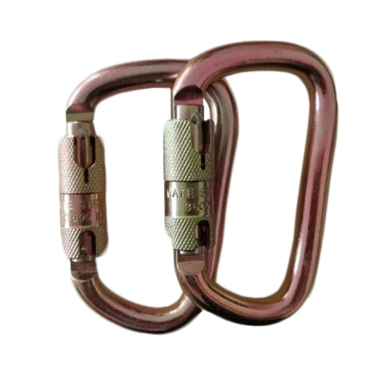 Bymaocar 45KN Alloy Steel Auto Lock Carabiners Heavy Duty