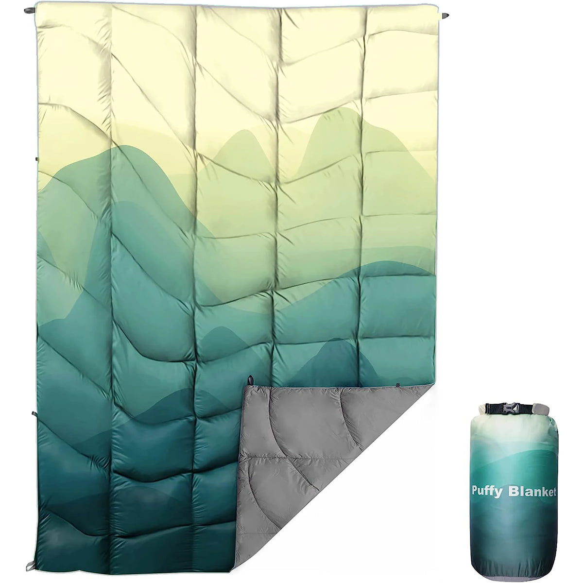 Waterproof Portable Camping Blanket With Storage Bag For Hiking