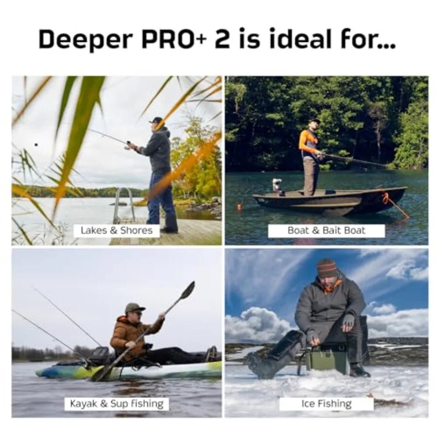 Portable Fish Finder With Sonar GPS And Castable Design