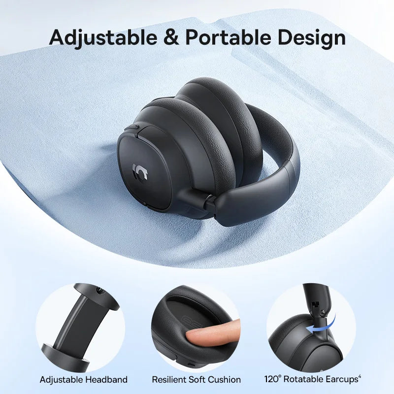 Baseus Wireless Headphones With Adaptive Noise Cancellation