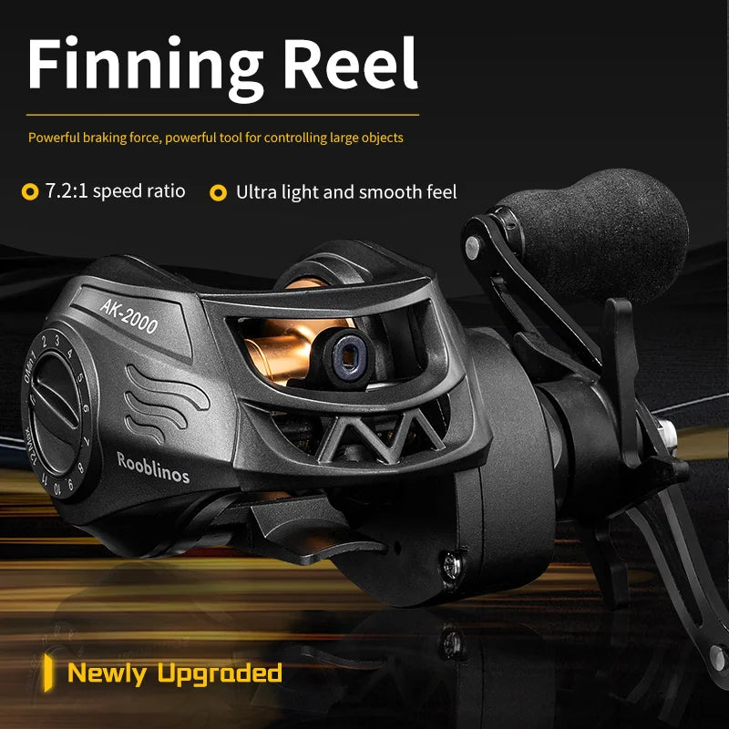 Rooblinos AK Spinning Fishing Reel Featuring 8kg Maximum Drag