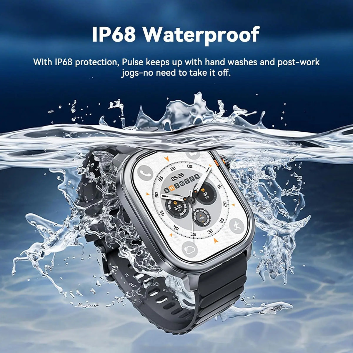 KOSPET PULSE Smartwatch With AMOLED Display Fitness Tracking