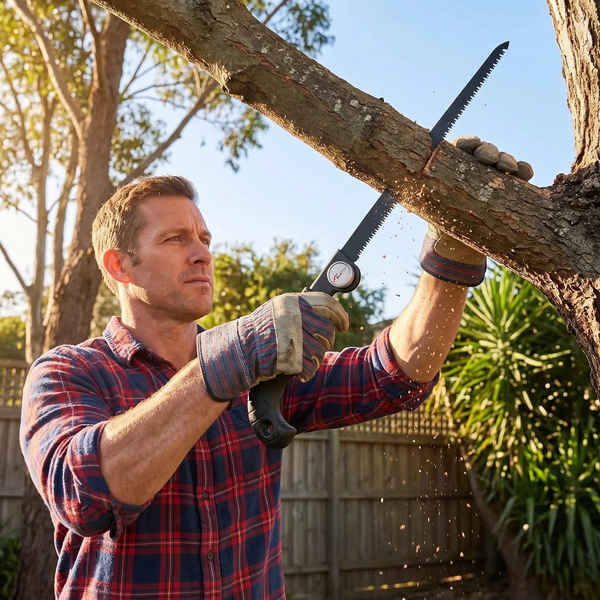 Retractable Garden Pruning Saw For Outdoor Woodwork And Camping