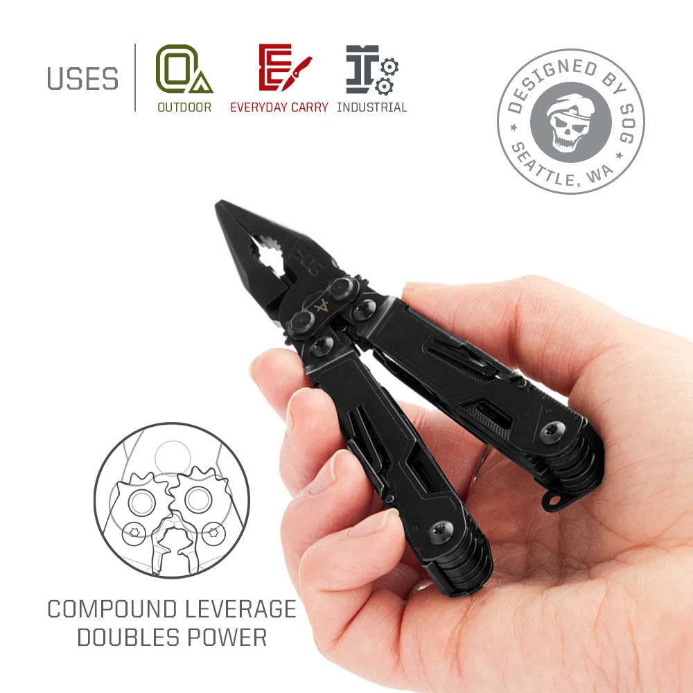 SOG PowerPint Multi Tool With Pliers And Folding Knife