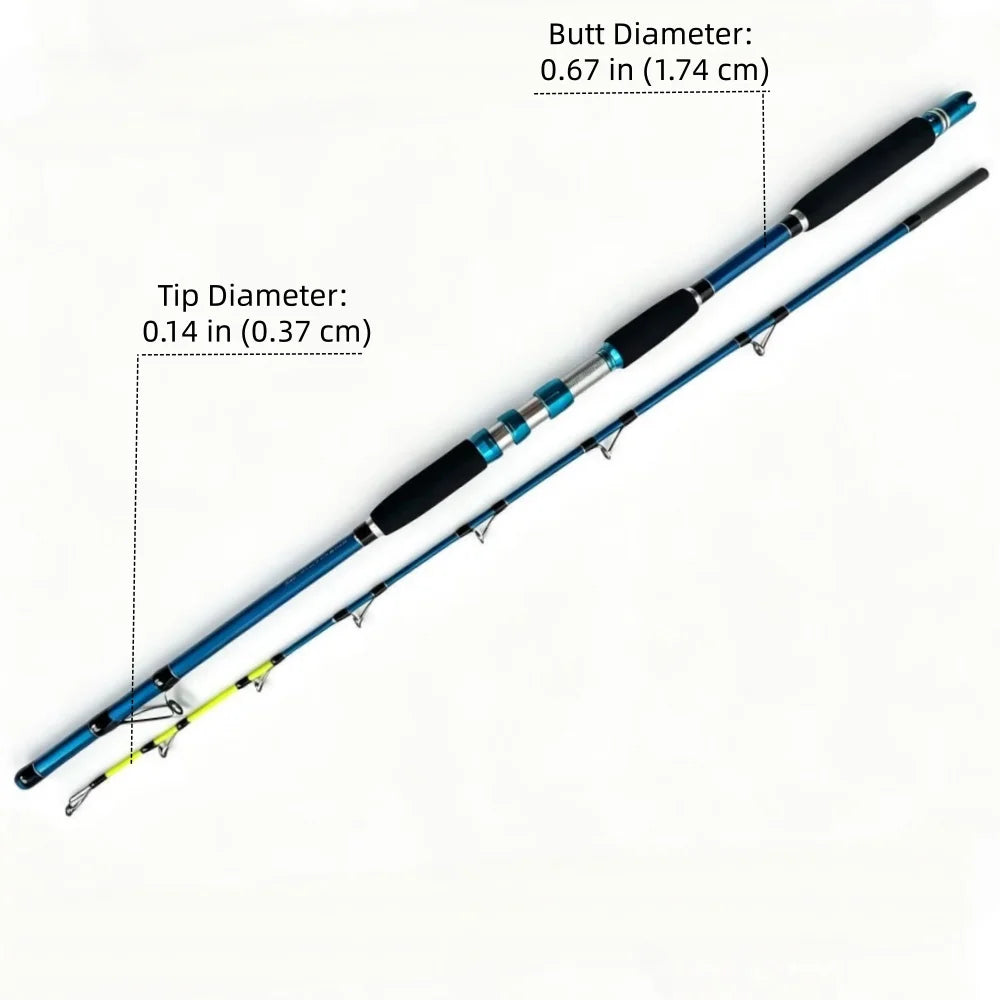 AIXIYIYI Slow Jigging Saltwater Offshore Boat Fishing Rod