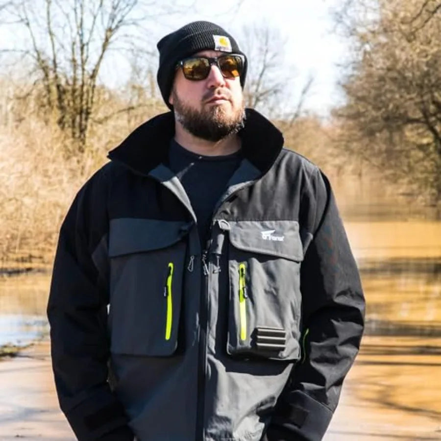 Breathable Waterproof Fishing Wading Jacket For Outdoor Use