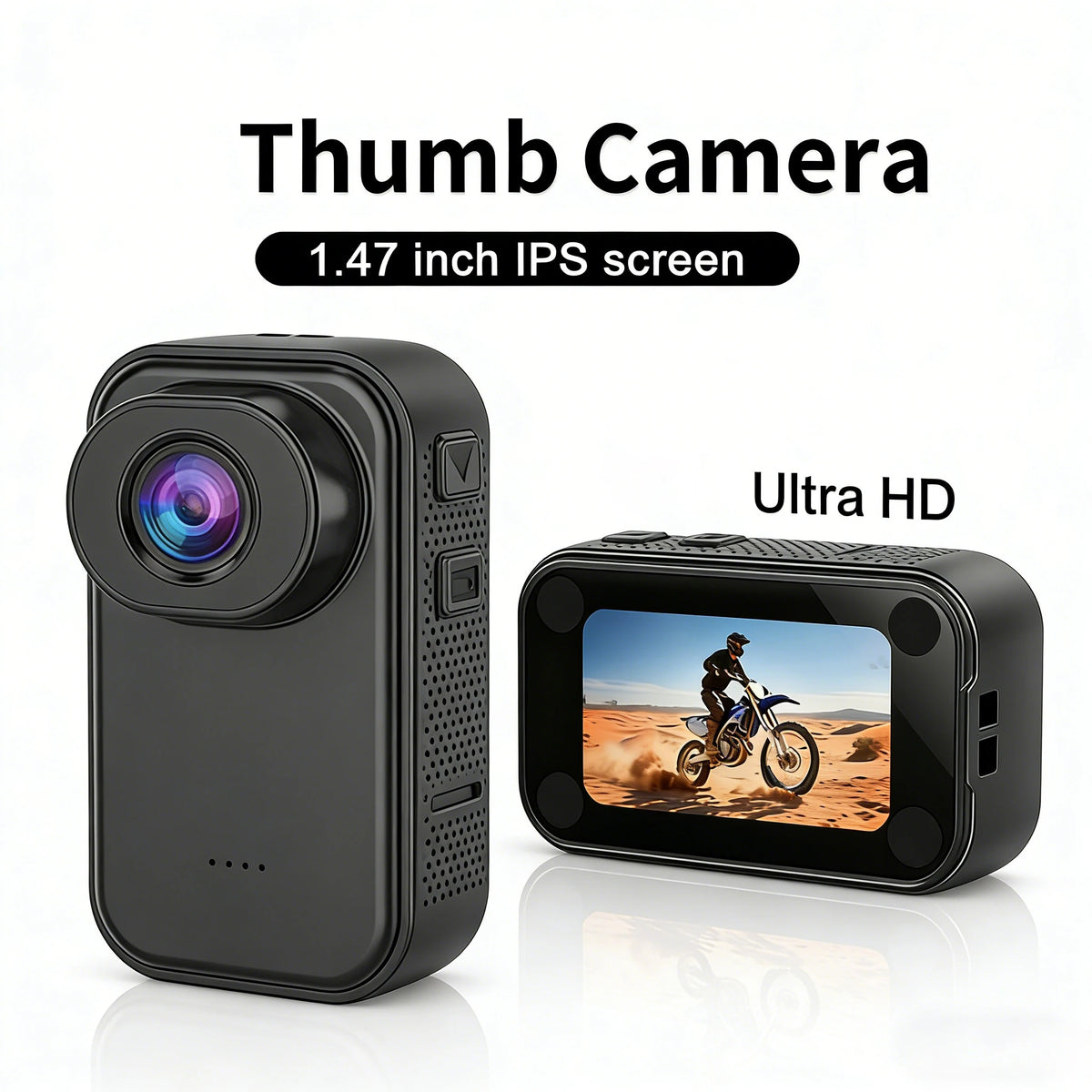 1080p Kids Action Camera With Memory Card